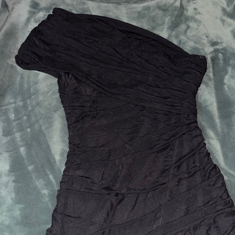 Elegant Black Off-Shoulder Dress